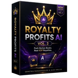 RP-AI Vol.2 review featuring AI-powered book creation software and Amazon KDP publishing tools.